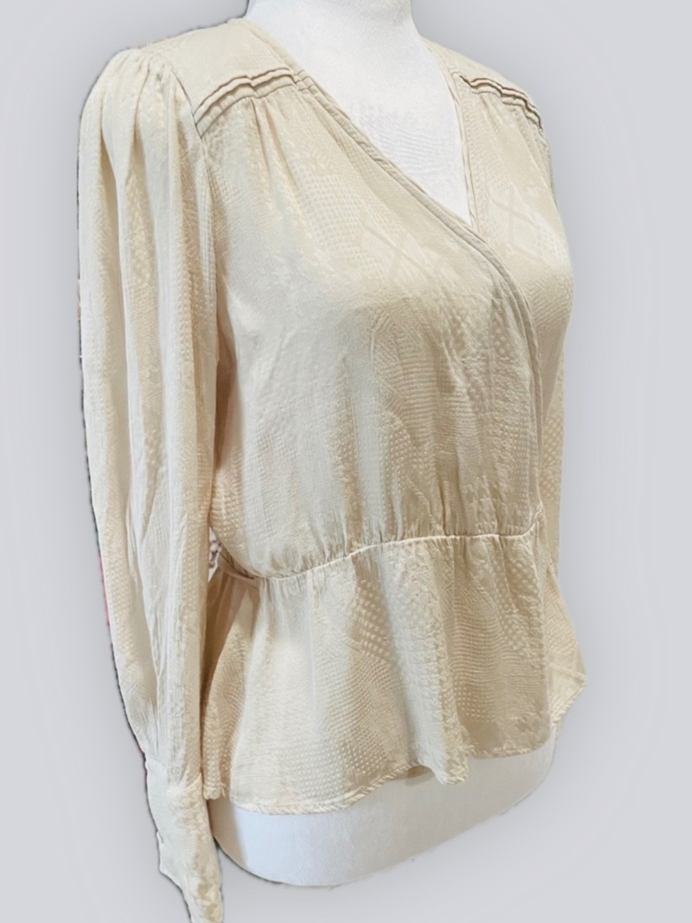 SUNCOO Cream tie top